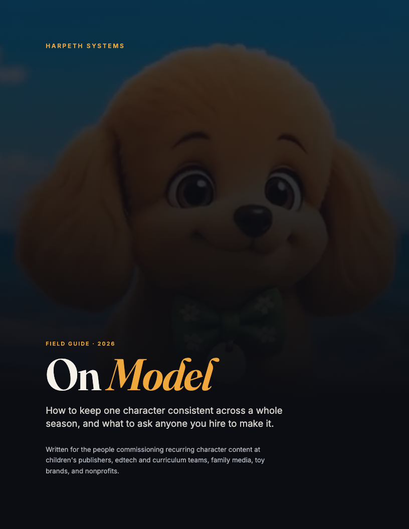 Cover of On Model, the Harpeth Systems field guide